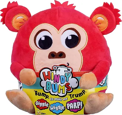 Windy Bums Monkey Cheeky Farting Toy / Funny Gift: Cuddly Monkey Stuffed Toy And • £19.14
