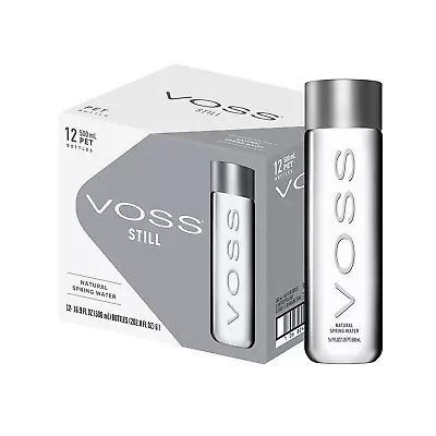 VOSS - Premium Still Bottled Water Naturally Pure BPA Free PET Plastic Recyc • $40.83