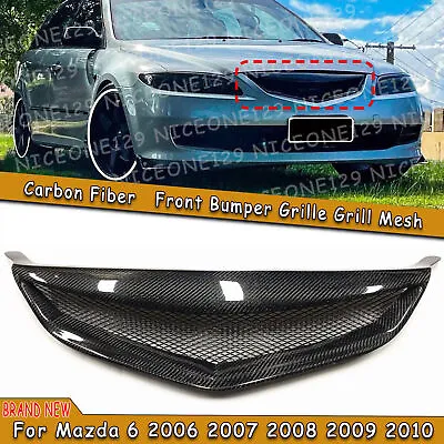 Car Black Front Bumper Grille Honeycomb For 2006-2010 2007 Mazda 6 • $118.38