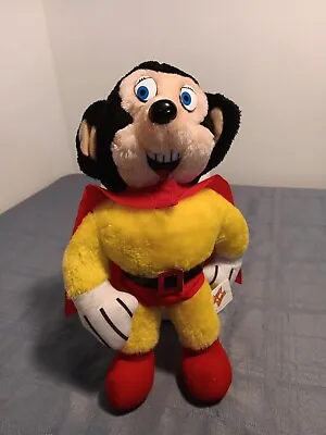 Vintage Mighty Mouse 14  Plush Doll Toy Acme Viacom 1989 Figure Terrytoons • $13.99