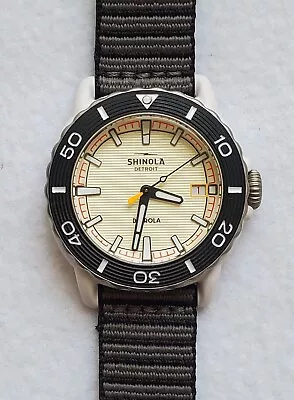 Shinola Watch Sea Creatures Arctic 40mm White DIal/ Multi Color Nylon Band- New • $275