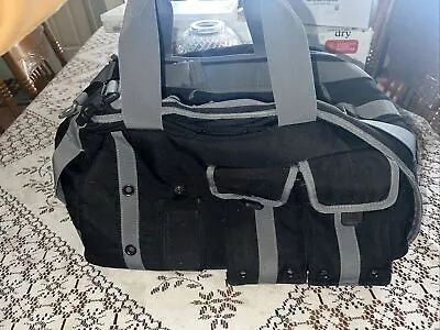 Vintage Oakley Tactical Gear Duffle Bag Utility Luggage Black Overnight Weekend • $50.15