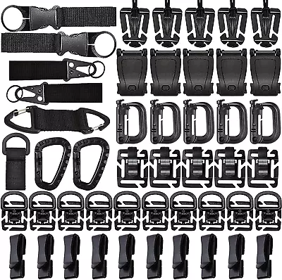 Molle Accessories Kit Of 48 Attachments Clips Kit Free Shipping Brand NEW • $22.31