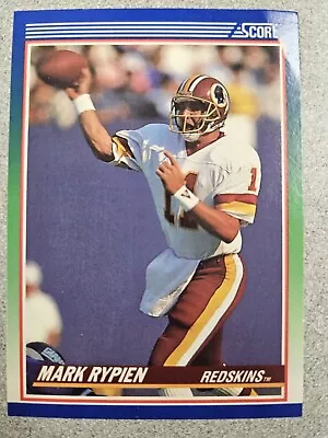 1990 Score Football Card #350 Mark Rypien • $1.49