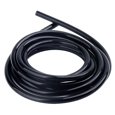 $17.99 • Buy 8MM(5/16 ) Inch Black Universal Silicone Air Vacuum Hose/Line/Pipe/Tube 10 FOOT