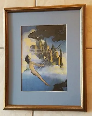 Large Original Signed Maxfield Parrish Litho Titled  The Dinky Bird  C.1908 • $300