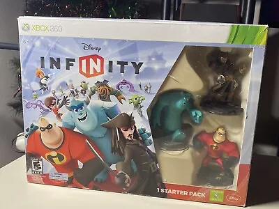 XBOX 360 Disney Infinity 1.0 Starter Pack Game Base And 3 Figures Set • $19.99