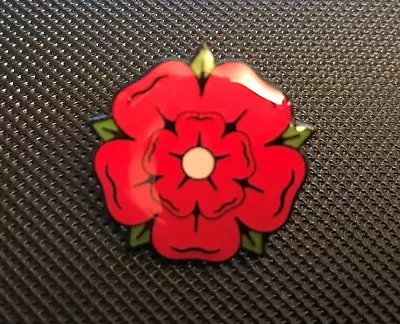 Lancashire Rose Enamel Pin Badge Gift  (pb28) Bigger Than Others • £3.29