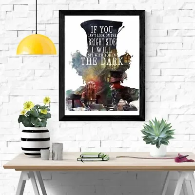 £3.99 • Buy ALICE IN WONDERLAND Inspirational Art Print Quotes A4 Card Picture Poster Gift