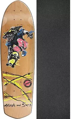 Madrid Skateboards Maui And Sons Sharkman 8.25  Skateboard Deck + Griptape • $95.99