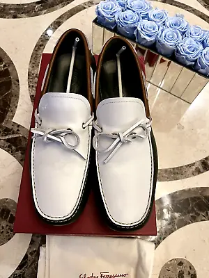 Ferragamo Mens Shoes Loafers Boat Shoes  Size 11 2E • $150