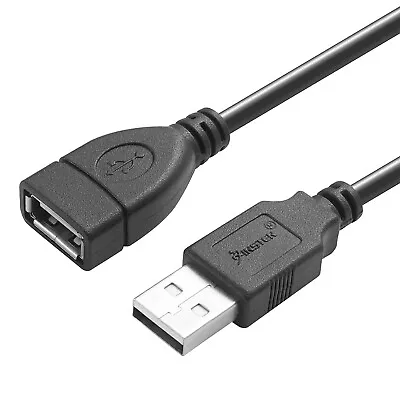 USB 2.0 A Male To A Female Extension Cable Extender Adapter Long Cord  25 Ft • $10.99