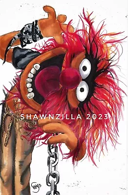 Animal  Muppets Art Print Signed By Shawn Howe 11x17 • $25