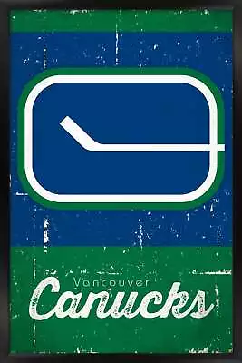 NHL Vancouver Canucks - Retro Logo 13 14x22 Poster • $54.99