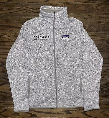 Patagonia Jacket Men's Size Medium Grey  Better Sweater Fleece Full Zip Pockets • $39.99