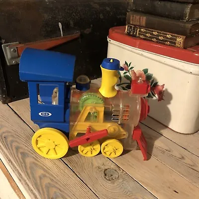 Ideal Toys Lil Toot Wind Up Whistling Train Vintage 1974 • $32