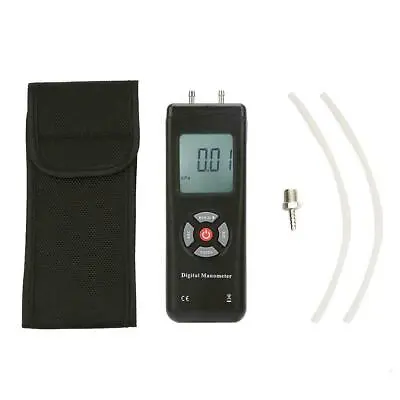 $37.99 • Buy Portable Manometer Digital Handheld Air Vacuum Gas Pressure Gauge Meter