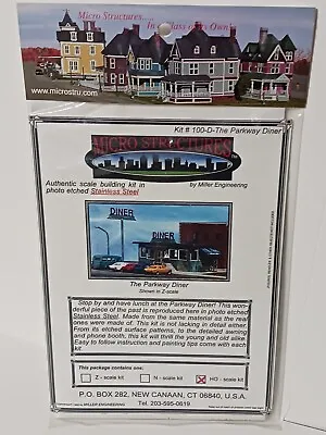 Micro Structures Parkway Diner Kit - HO Scale • $80