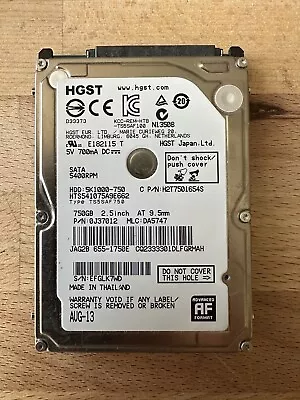 2.5  750gb HDD HGST Internal Laptop Hard Drive • £9.50