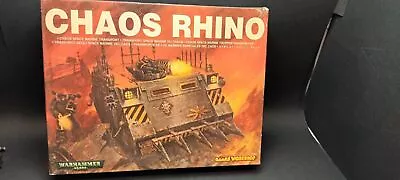 Warhammer 40k Chaos Rhino New In Box- Oldhammer Games Workhsop • $160.80