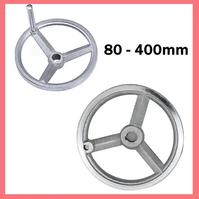 80-400mm Round Iron Hand Wheel Chrome Plated Handwheel For Milling Machine Lathe • $10.35