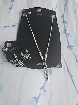 Marks & Spencer Matching Necklace And Earrings • £7.50
