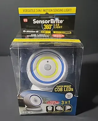 Sensor Brite 360 Motion Activated 3 In 1 Motion Sensing Light  Swivels 360° • $16.95