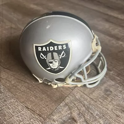 Vintage Oakland Raiders Mini Helmet Riddell 90s Football • $19