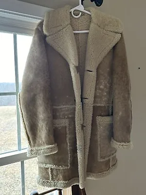 Men’s Sheep Fur Jacket Size 36 • $80