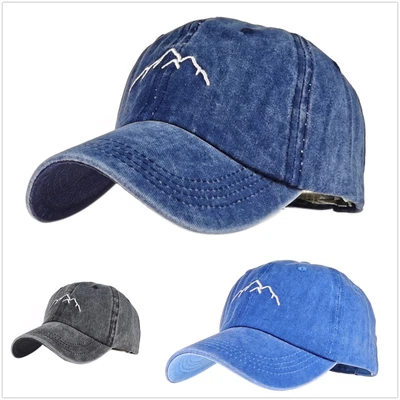 £3.99 • Buy New Embroidered Mountain Range Men Women Baseball Caps Racing Cotton Motorcycle