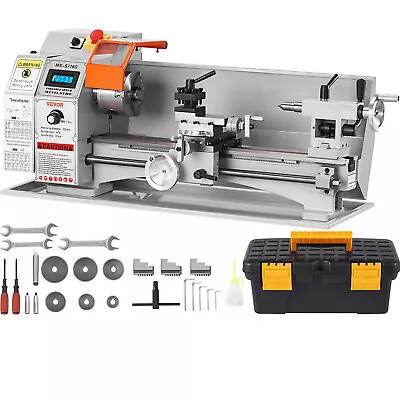 VEVOR Metal Lathe Power Metal Lathe 7''x16'' 150-2500 RPM Continuously Variable • $648.99