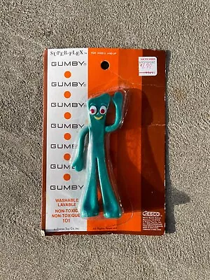 Vintage 1980s GUMBY Sealed Super-Flex Bendy Toy 6  Bendable Figure Jesco • $19.98