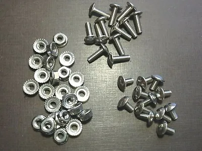12 Pcs 10-32 X 3/8 & 12 Pcs 10-32 X 5/8 Stainless Steel Rivet Screws & Nuts Ford • $15.99