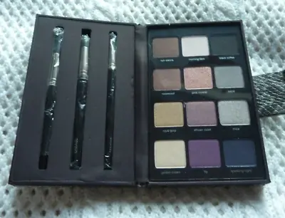 Laura Mercier Color Portfolio Set Holiday 2011   12 Eyeshadows + 3 Brushes *RARE • $124.95