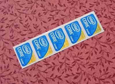 Lot Of 50 Intel Core I7 Inside Sticker 18.5 X 24mm Nehalem 1st Gen Destop Badges • $24.99