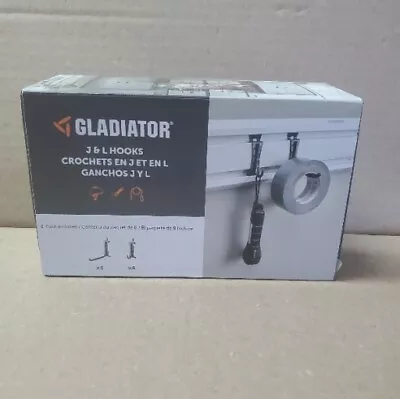 Gladiator J & L Garage Hooks Geartrack Gearwall Steel Garage Hooks Hold (8-Pack) • $16.50