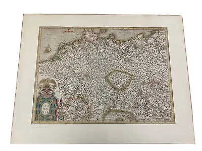 Gerard Mercator Map 1613 Germania Original Antique Cartography 17th Century • £190.58