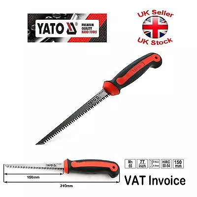 Yato Wallboard Saw Dry Wall Plasterboard MDF Chipboard 310mm - 12  YT-3134 • £9.99