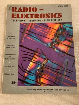 $13.79 • Buy Vintage Radio Electronics Magazine April 1955 Detecting Strain Vacuum Tube Envlp