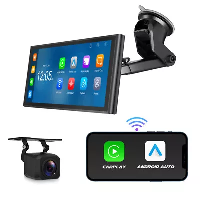 Wireless Android Auto Apple CarPlay Portable 9.33  Display Car Stereo Radio GPS • $153.23