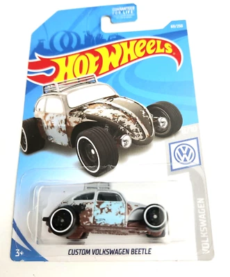 $11.99 • Buy Hot Wheels Custom Volkswagen Beetle  Gray #69 - 2019 Volkswagen