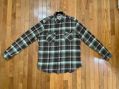 American Living Men's Flannel Plaid Shirt Size L Large Button Up Long Sleeve • $9.95