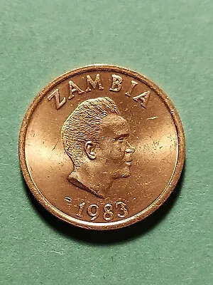 1983 2 Ngwee Zambia Coin • $0.99