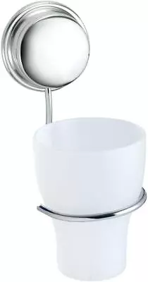 £6.99 • Buy Croydex Stick N Lock Plus Frosted Tumber & Chrome Holder