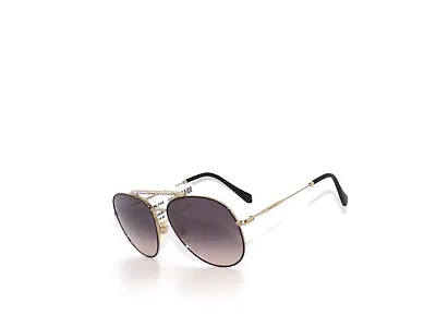 Miu Miu Miumiu 53V 53 AAV-GR0 Pale Gold Pink Violet Mir. Silver Sunglasses Sale • $89.99