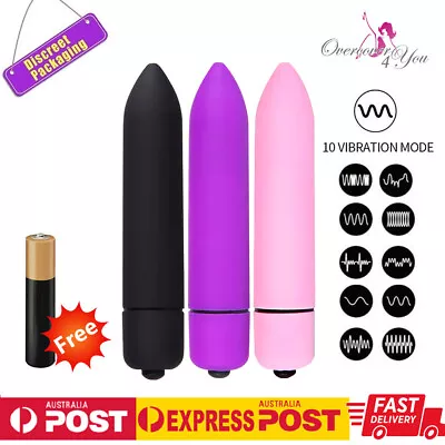 Sex Toy Bullet Vibrator Discreet Massager Wand  Vibe Clit Stimulator • $8.49