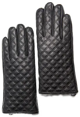 Women's Touchscreen 100% Rex Rabbit Fur Lined Sheepskin Leather Gloves By C & C • $79.95