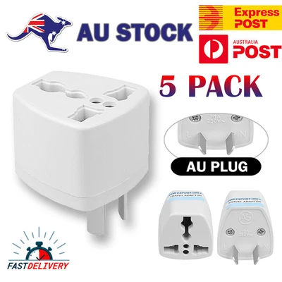 $3.88 • Buy 5X Universal Travel Adapter UK/EU/US To Australian Power Plug Adapter Converter