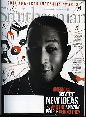 Smithsonian Magazine December 2017 John Legend / American Ingenuity Awards • $4.99