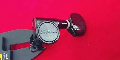 $49 • Buy 1989 BC Rich Warlock Guitar Original Logo Black Tuner Tuning Peg 1990